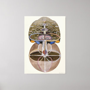 Impressão Em Tela Hilma af Klint - Árvore do Conhecimento, nº 1