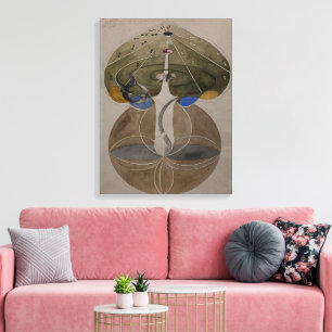 Impressão Em Tela Hilma Af Klint, Árvore Do Conhecimento N.º 2, Abst