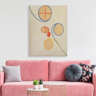 Impressão Em Tela Hilma Af Klint, Estrela de Sete Pontos No2, Abstra