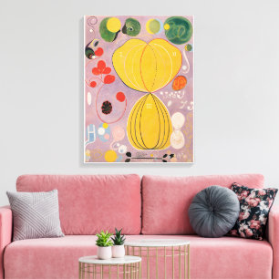 Impressão Em Tela Hilma Af Klint, Os Dez Maiores No7, Abstrato Art