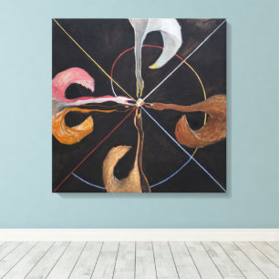 Impressão Em Tela Hilma Af Klint, The Swan No.7, Abstrato Art