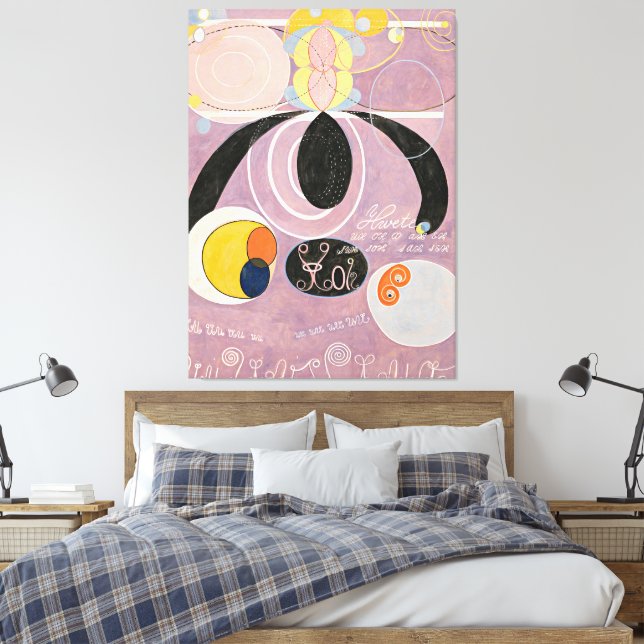 Impressão Em Tela Hilma af Klint - The Ten Largest,  (Insitu(Quarto))