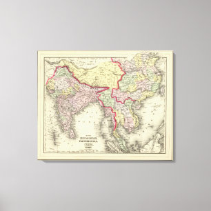 Impressão Em Tela Hindoostan, India mais distante, China, Tibet