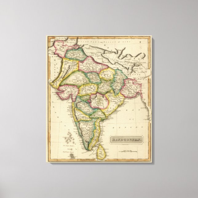 Impressão Em Tela Hindoostano 3 (Frente)