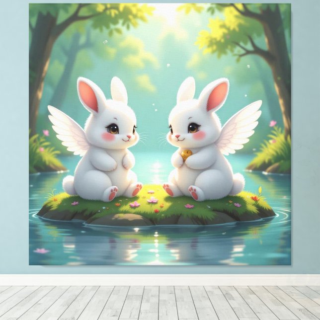 Impressão Em Tela „Hinter der Eismauer – Das verborgene Reich“ (Insitu(piso de madeira))