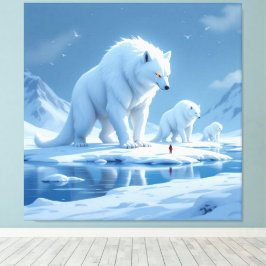 Impressão Em Tela „Hinter der Eismauer – Das verborgene Reich“