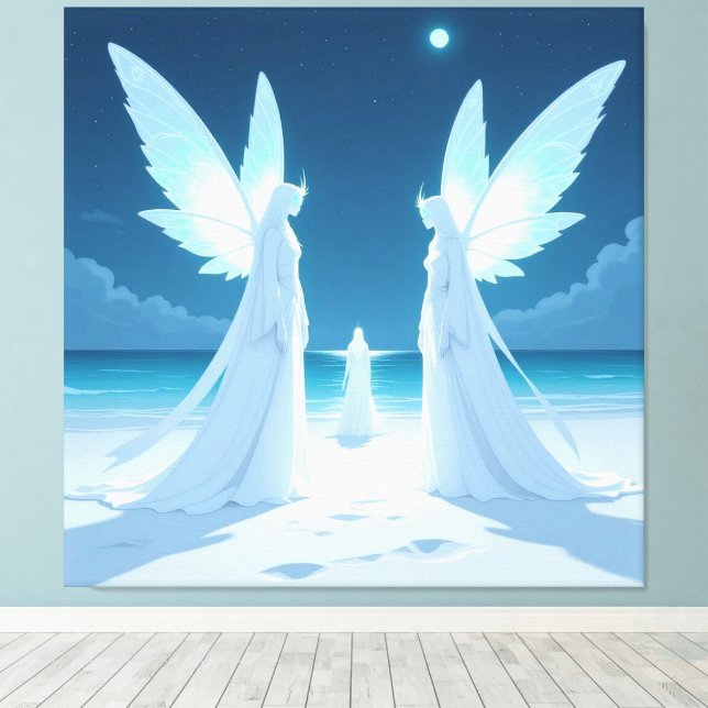 Impressão Em Tela „Hinter der Eismauer – Das verborgene Reich“ (Insitu(piso de madeira))