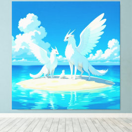 Impressão Em Tela „Hinter der Eismauer – Das verborgene Reich“