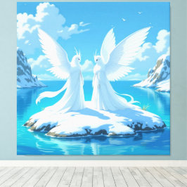 Impressão Em Tela „Hinter der Eismauer – Das verborgene Reich“