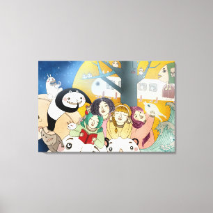 Impressão Em Tela História 2013 do tempo da cama