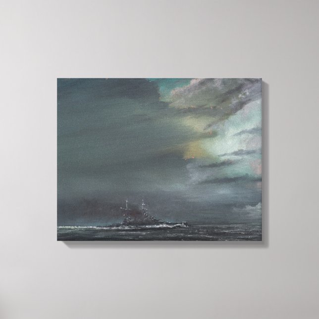 Impressão Em Tela HMS Hood 1941 2014 (Frente)