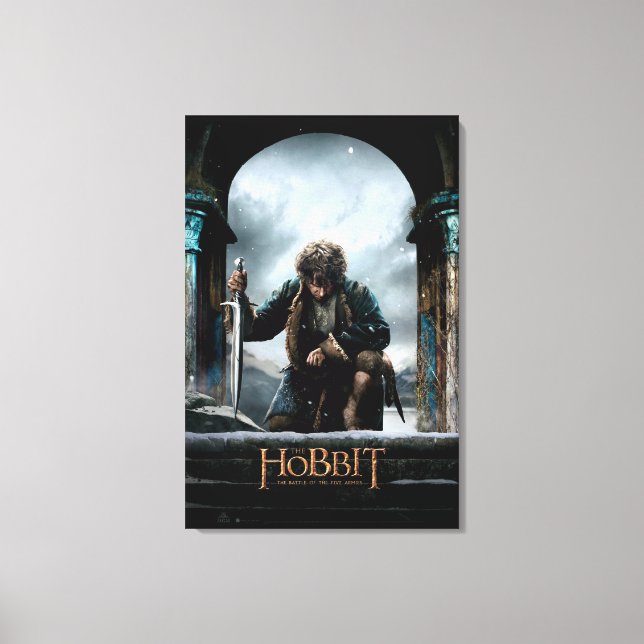 Impressão Em Tela Hobbit - BILBO BAGGINS™ Movie Poster (Frente)