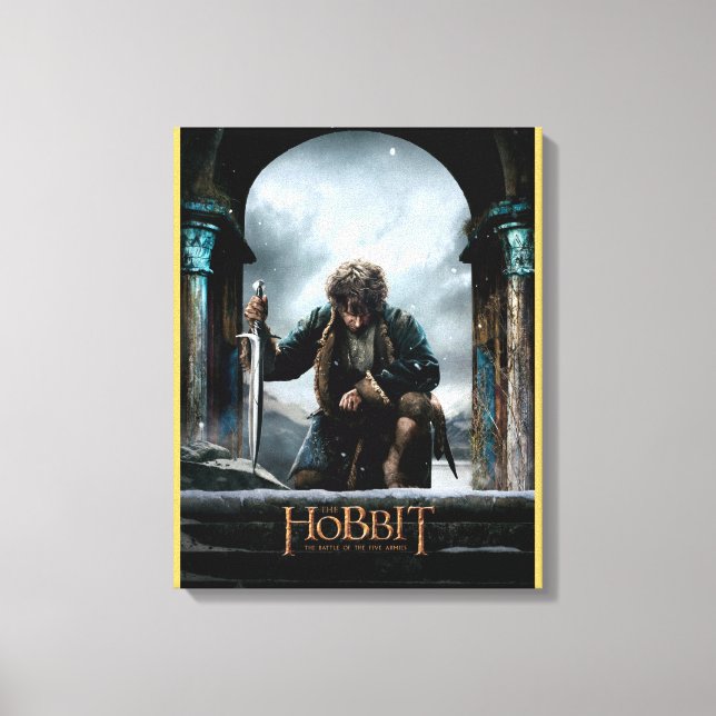 Impressão Em Tela Hobbit - BILBO BAGGINS™ Movie Poster (Frente)