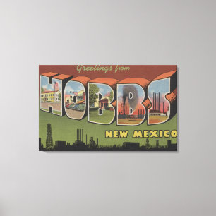 Impressão Em Tela Hobbs, New mexico - grandes cenas 2 da letra