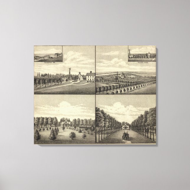 Impressão Em Tela Hodges Home, Nebraska (Frente)