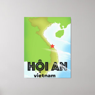 Impressão Em Tela Hoi e poster de viagens Vietnã