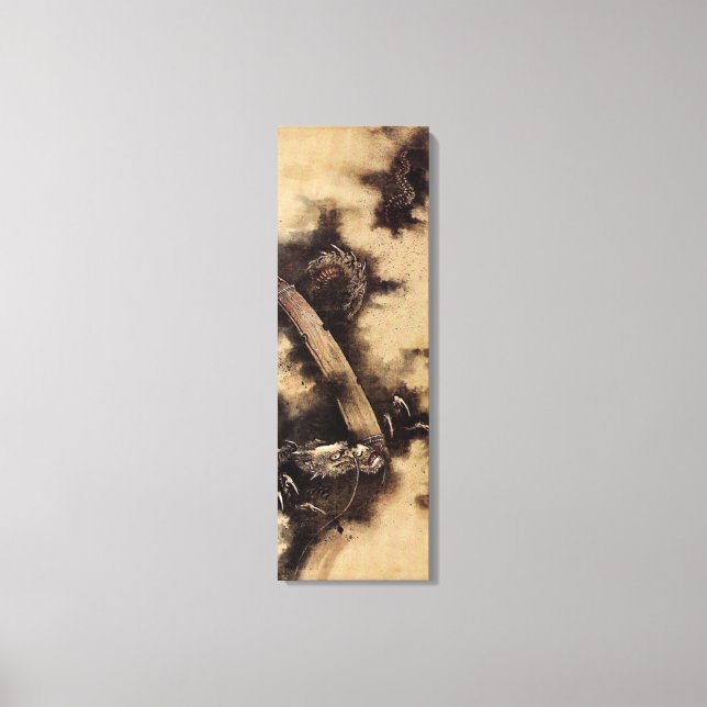 Impressão Em Tela Hokusai Dragon (Frente)