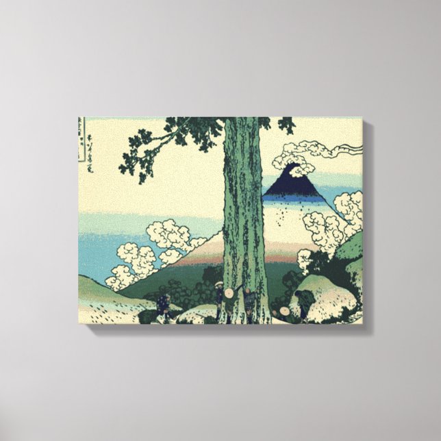 Impressão Em Tela Hokusai Fugaku (Frente)