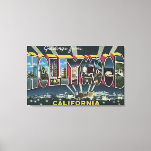 Impressão Em Tela Hollywood, cenas 2 da letra de CaliforniaLarge