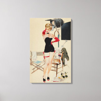 Impressão Em Tela Hollywood Starlet por Fritz Willis