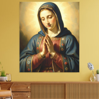 Impressão Em Tela Holy Mother of God – Divine Love & Protection