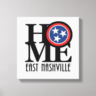 Impressão Em Tela HOME East Nashville