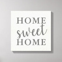 Impressão Em Tela Home Sweet Home