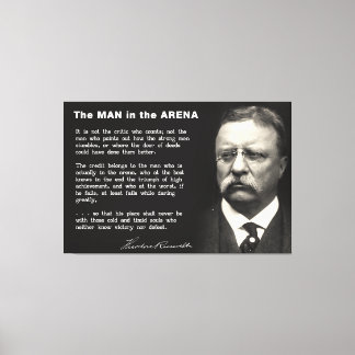 Impressão Em Tela Homem no discurso da Arena - Ursinho Roosevelt 191