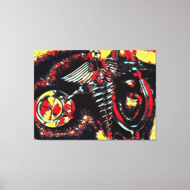 Impressão Em Tela Homenagem de Arte a Trabalhadores Médicos Essencia (Frente)