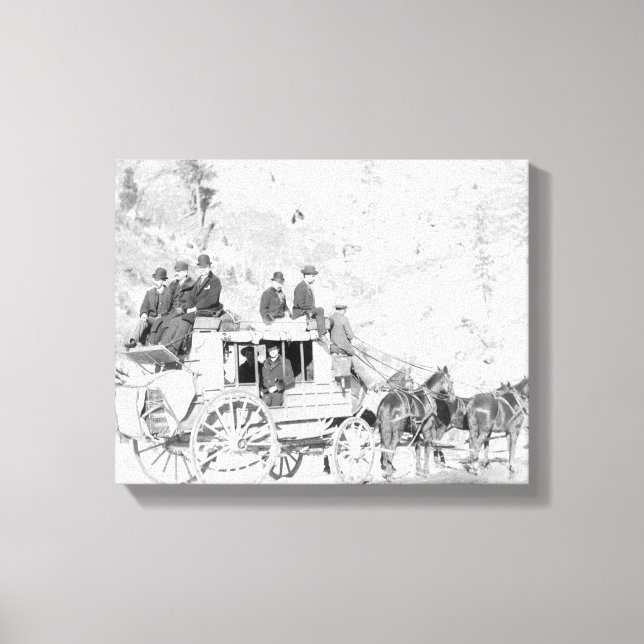 Impressão Em Tela Homens sentados em uma fotografia de "treinador de (Frente)