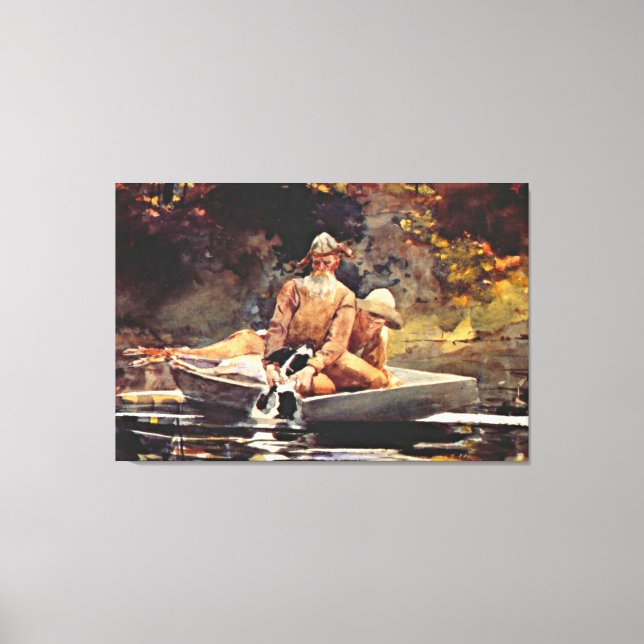 Impressão Em Tela Homer - Depois da Caça (Frente)