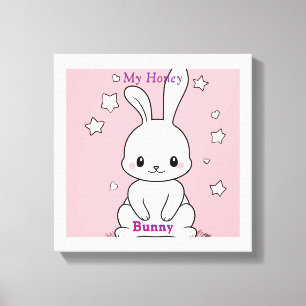 Impressão Em Tela Honney Bunny