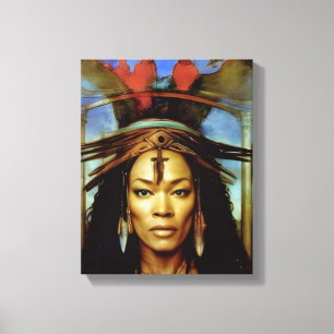 Impressão Em Tela Hoodoo Priestess