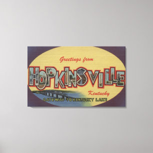 Impressão Em Tela Hopkinsville, Kentucky - grandes cenas da letra