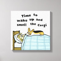 Hora de Acordar e Cheirar o Corgi