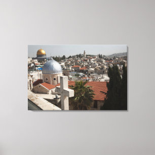 Impressão Em Tela Horizonte de Jerusalém Antiga