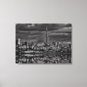 Impressão Em Tela Horizonte de Toronto no Sheldon Lookout Reflexão N