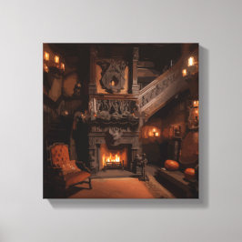 Impressão Em Tela Horizontes Assombrados