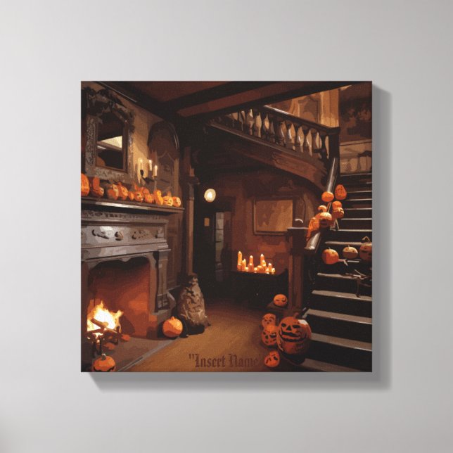 Impressão Em Tela Horizontes Assombrados (Frente)