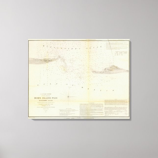 Impressão Em Tela Horn Island Pass (Frente)