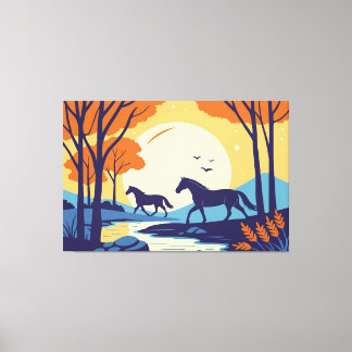 IMPRESSÃO EM TELA HORSE ART