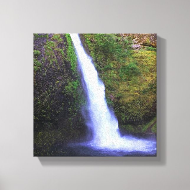 Impressão Em Tela Horsetail Falls, Oregon (Frente)