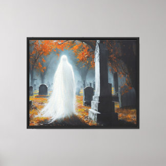 Impressão Em Tela hospedeiro no cemitério - Arte de Muro de Hallowee