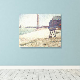 Impressão Em Tela Hospice et Phare, Honfleur de Georges Seurat