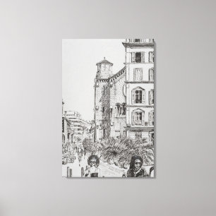 Impressão Em Tela Hotel 5 e Notre Dame Cannes 2014