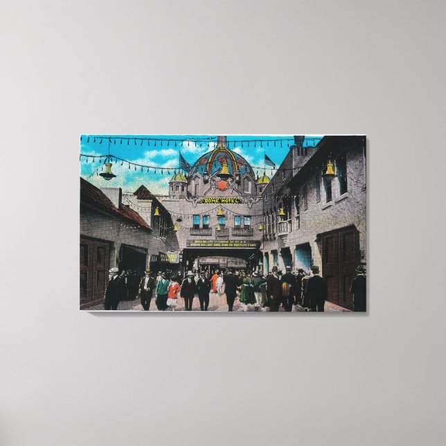 Impressão Em Tela Hotel Dome no Oceano Park Pier (Frente)