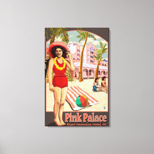 Impressão Em Tela Hotel havaiano real em Havaí