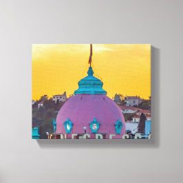 Impressão Em Tela Hotel Negresco, hotel de luxo famoso, em Nice, Fra