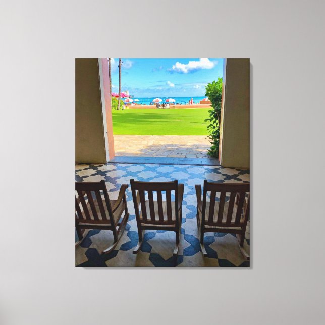 Impressão Em Tela Hotel Real Hawaiian (Frente)