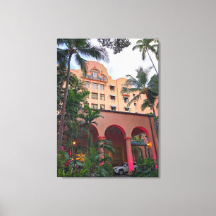 Impressão Em Tela Hotel Real Hawaiian